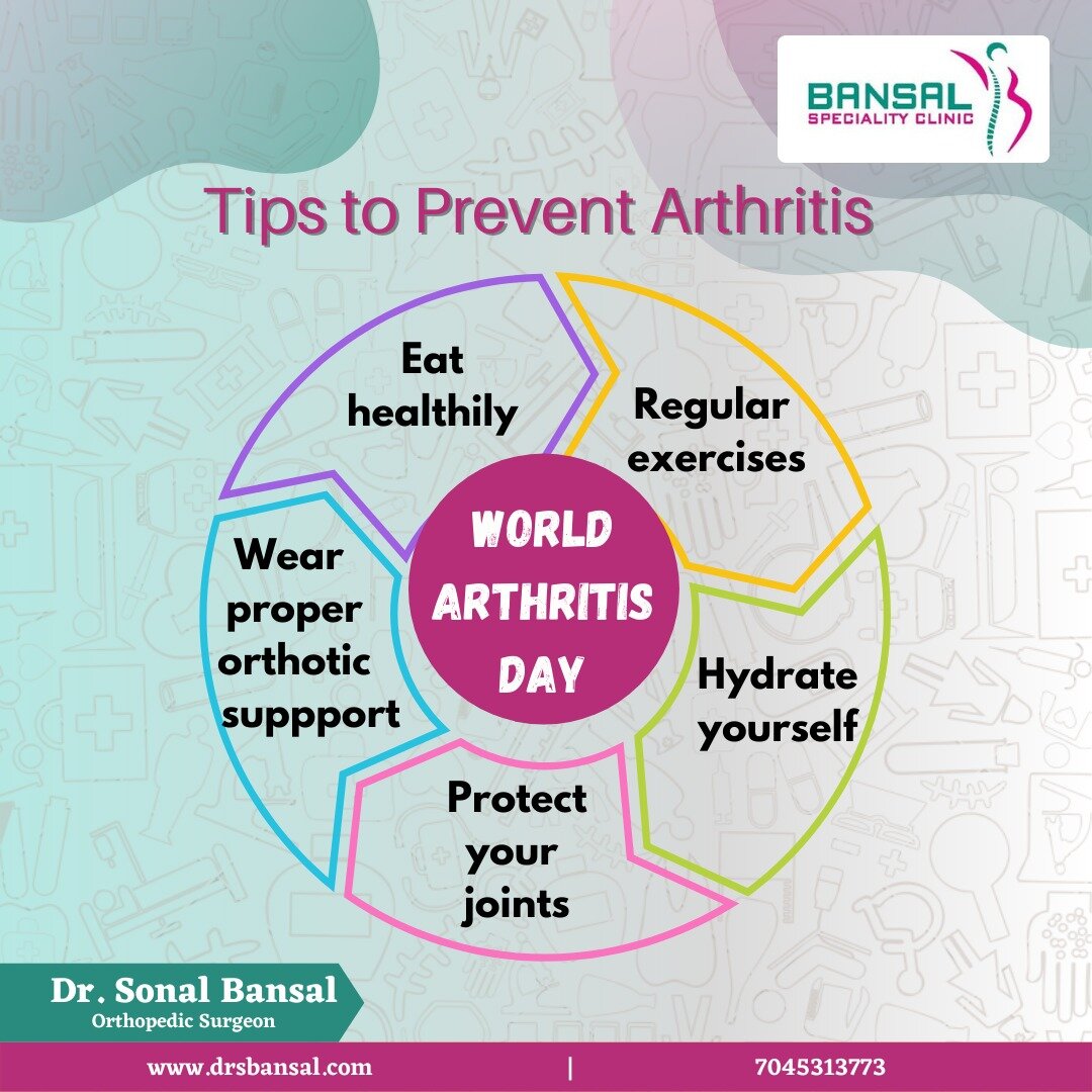 Tips to prevent Arthritis | Dr. Sonal Bansal|Bansal Specialty Clinic|Sector 19,Nerul(E)